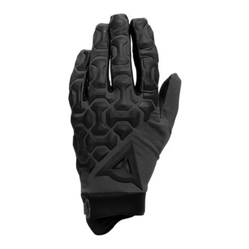 Dainese - HGR Gloves Ext, MTB Gloves with Protective Anti-abrasion Pattern, Touch Screen Compatibility, Unisex, Black/Black, L