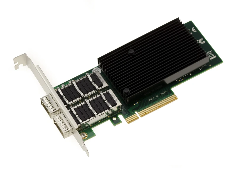 KALEA-INFORMATIQUE 40G Fibre QSFP+ 2 Port LAN PCIe Controller Card with MELLANOX X-3 Chipset - 40GbE / FDR-14 InfiniBand NIC
