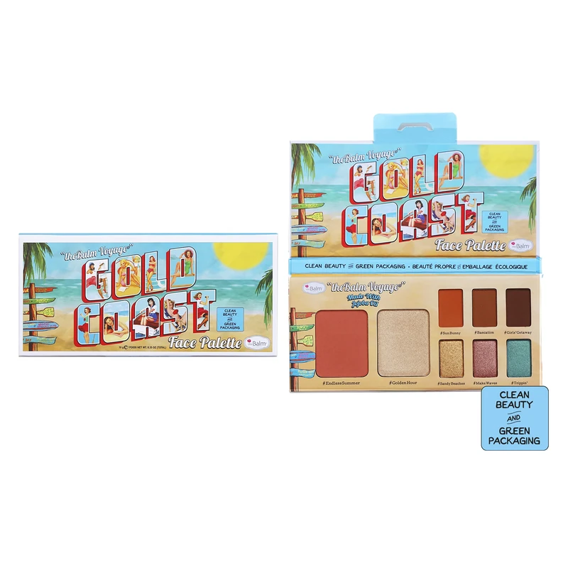 theBalm Voyage Gold Coast Face Palette - Image 1