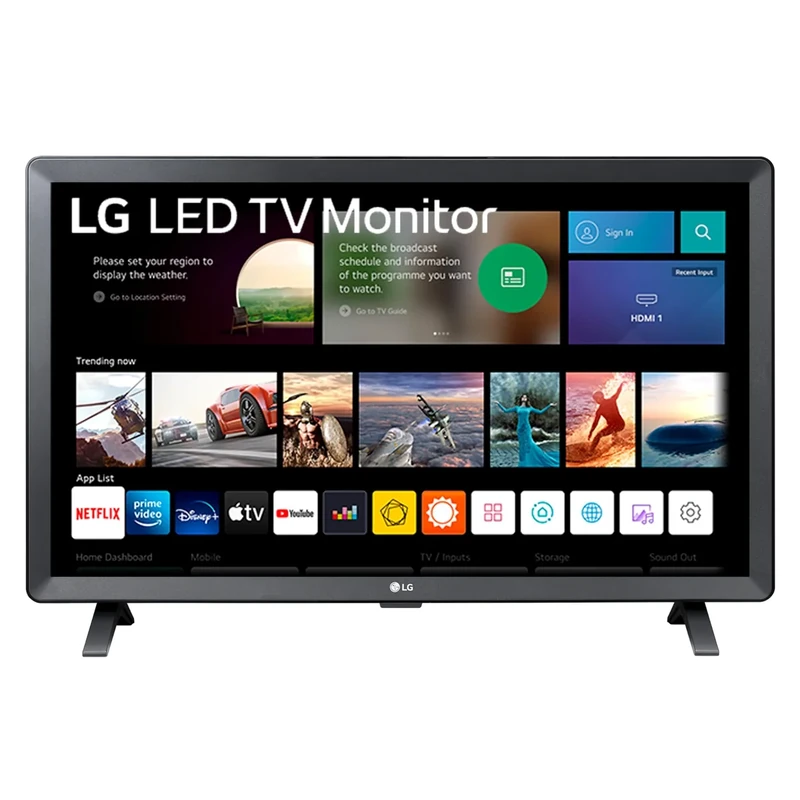 LG 24TQ520S-PZ 23.6" HD WebOS Smart TV Monitor - 60Hz, Stereo Speakers