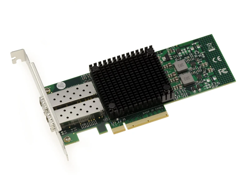KALEA-INFORMATIQUE 2 Port 10G Fibre SFP+ LAN PCIe Controller Card with MELLANOX X-3 Chipset - 10GbE Ethernet Network Adapter