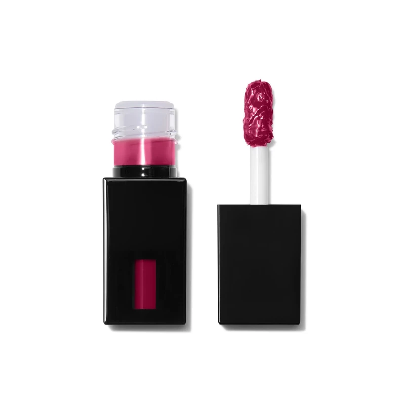 e.l.f. Glossy Lip Stain Fiery Red - Sheer Color, Long-Wear Gloss