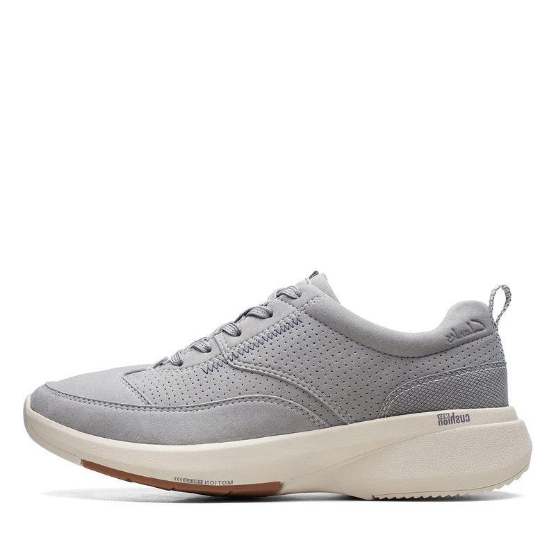 Clarks Mens Lehman Mix Oxford, Grey Textile, 10.5