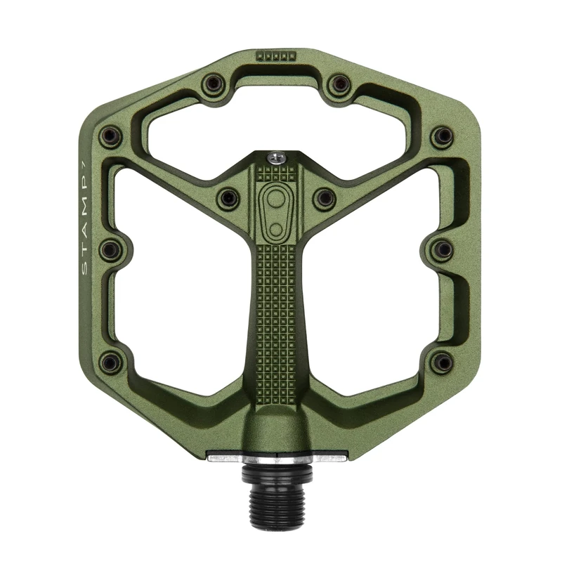 Crankbrothers Plattformpedale Stamp 7, Camo - Grün, S, Stamp-7