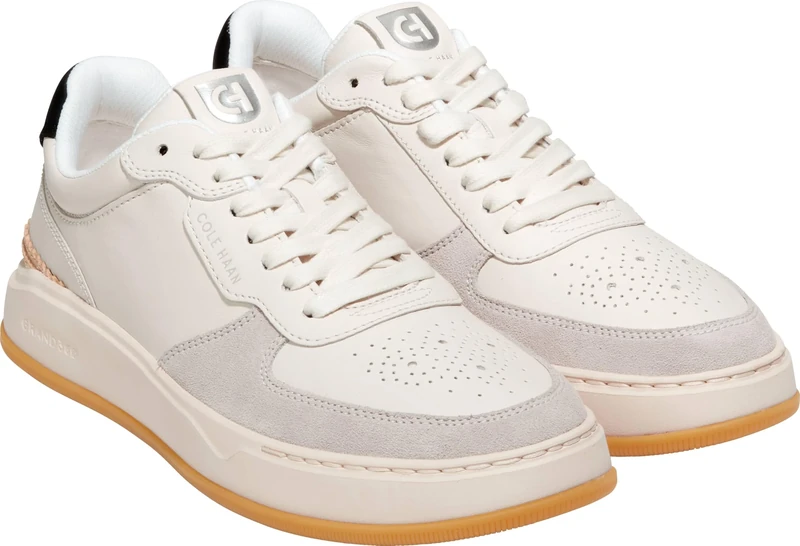 Cole Haan Mens Grandpro Crossover Court Trainers Stone 6 UK Ivory