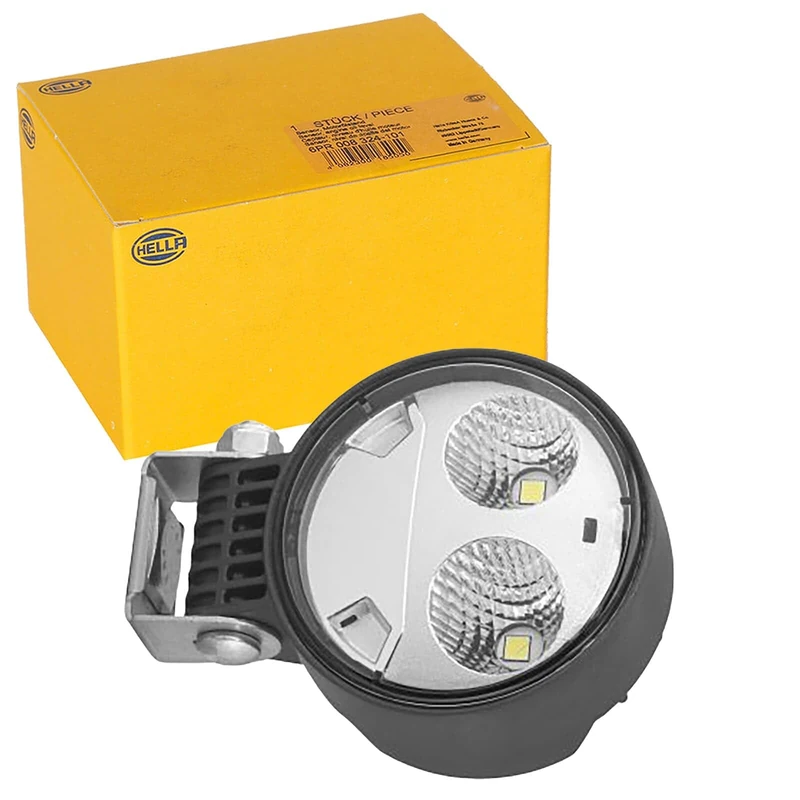 HELLA 1G0 996 776-011 LED-Worklight - Modul 70 S - 12/24V - 1000lm - Bolted/mounting - Swivelling Mounting Bracket/Suspended/Vertical - Long-range illumination - Plug: DEUTSCH plug - Quantity: 1