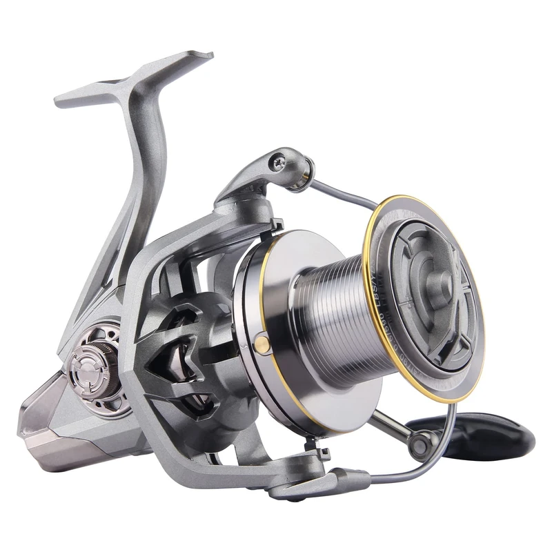 HAUT TON Spinning Reel NGK-14000 Advanced Version,17+1BB Graphite Frame Surf Fishing Reels,4.8:1 Gear Ratio 55LBs Max Drag Medium/Heavy Long Casting Saltwater Monster Fish.