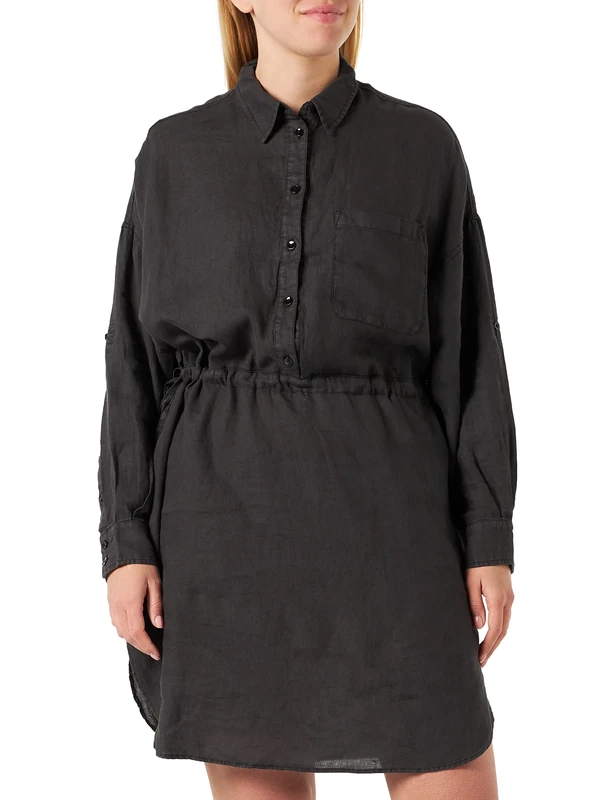 REPLAY Adult W9007 Essential Dress, Blackboard 099, L