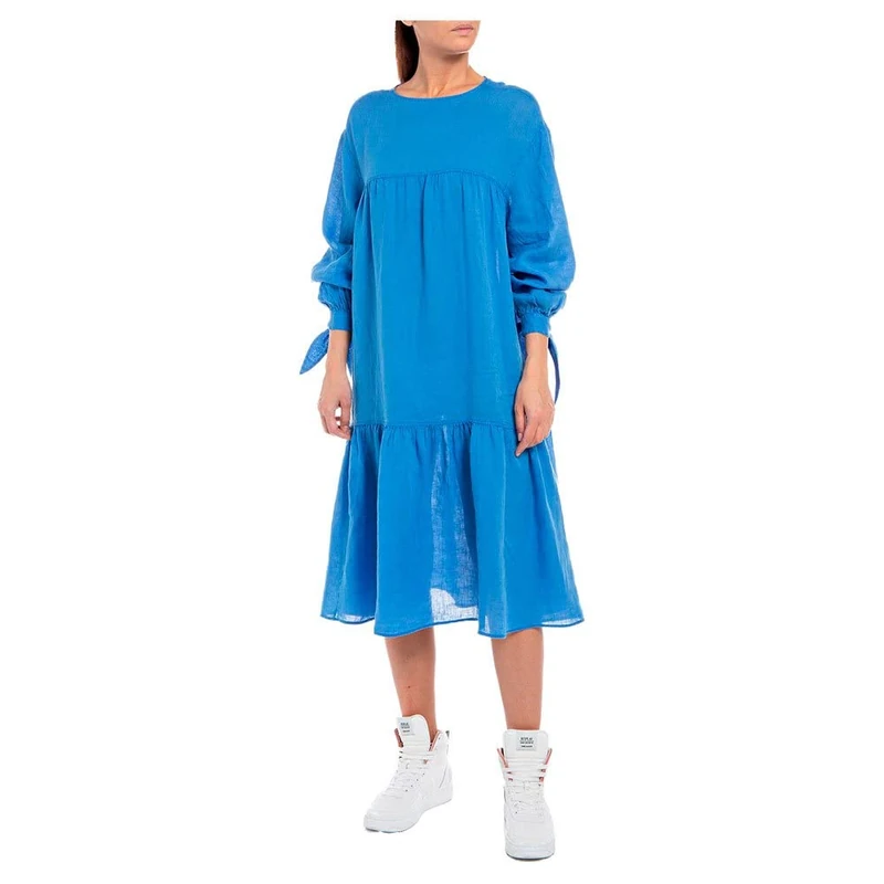 REPLAY Adult W9016 Essential Dress, Royal Blue 972, M