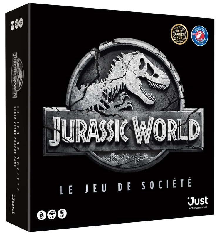 Cartamundi France and Just Games Jurassic World Board Game 2 to 6 Players from 12 Years