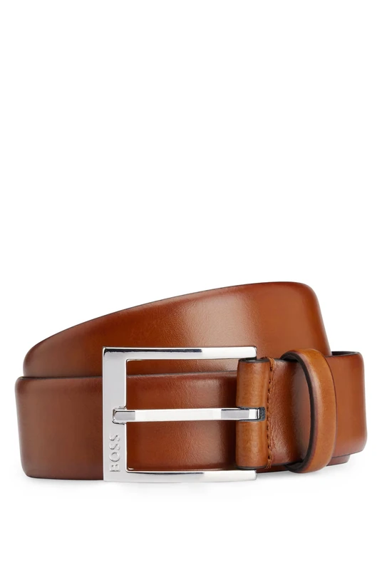 BOSS Men's Elloy-PC-an_Sz35 Belt, Medium Brown214, 105 - Image 1