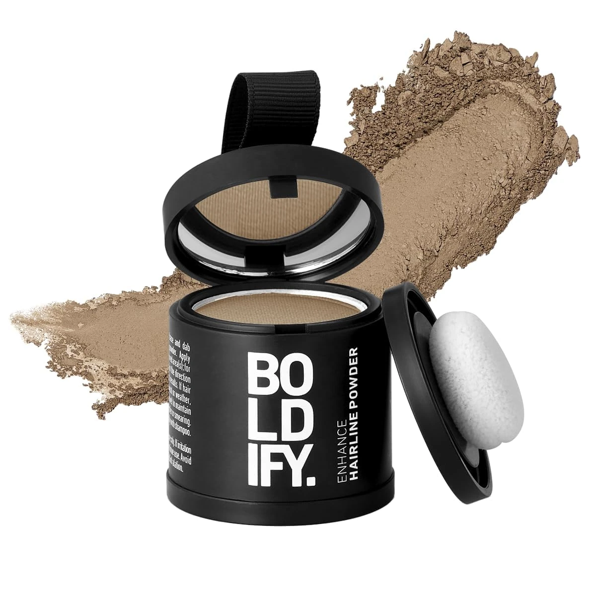 BOLDIFY Hairline Powder (LARGE, 10g) - Root Touch Up Hair Color for Gray Coverage - Bald Spot Concealing Hair Powder for Women and Men - 24-Hour Stain-Proof - Medium Blonde