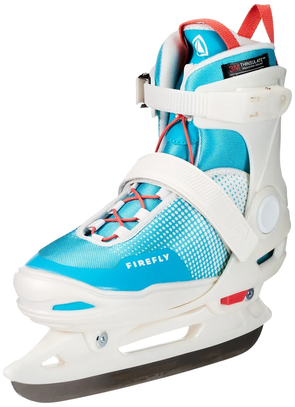 Firefly Flash IV Eishockey-Soft/Semi Softs. White/Turquoise/Red 33