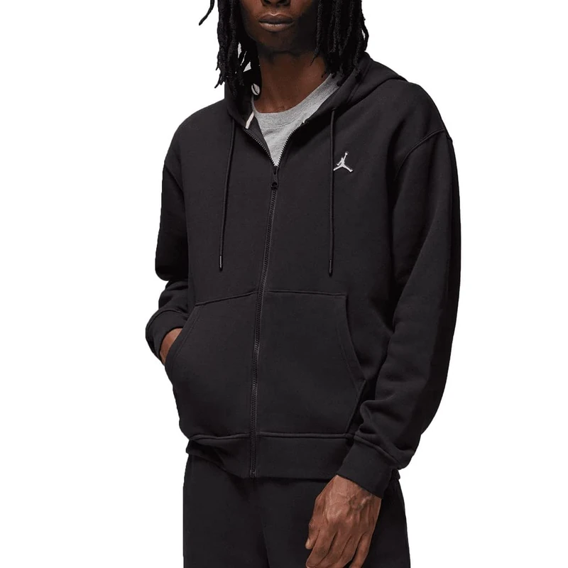 Nike Essential Flc Fz Hoodie Black/White S