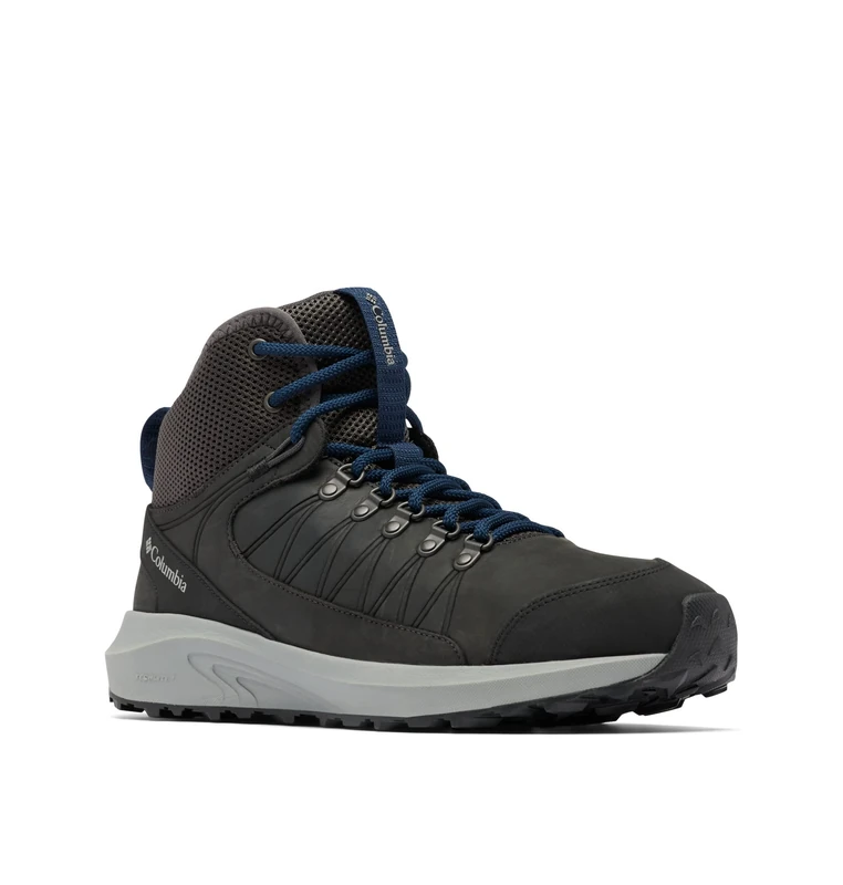Columbia TRAILSTORM CREST MID WATERPROOF Waterproof Men's Mid Rise Trekking And Hiking Boots, Black (Shark x Admiral), 7.5 UK - Image 1