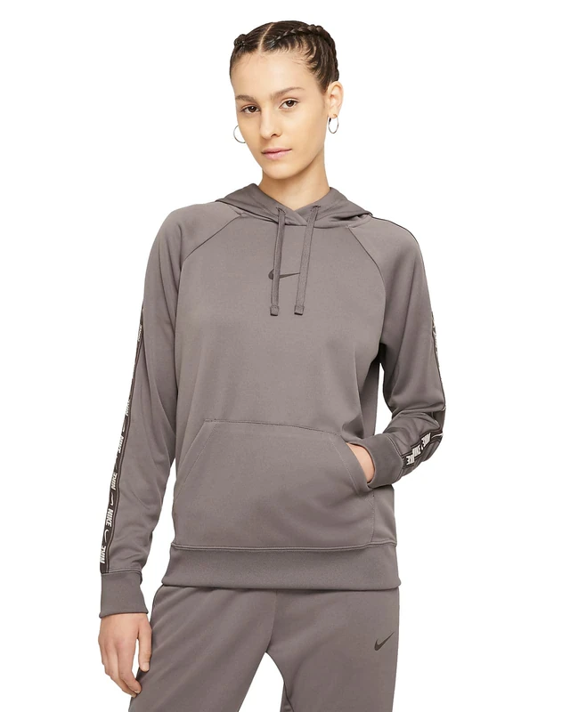 Nike NSW Pk Tape Crew Sweatshirt Light Stone L