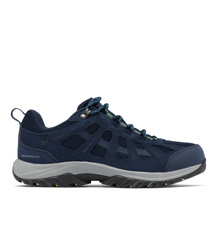 Columbia Men's Redmond 3 WP waterproof low rise hiking shoes, Blue (Collegiate Navy x Ti Grey Steel), 6 UK