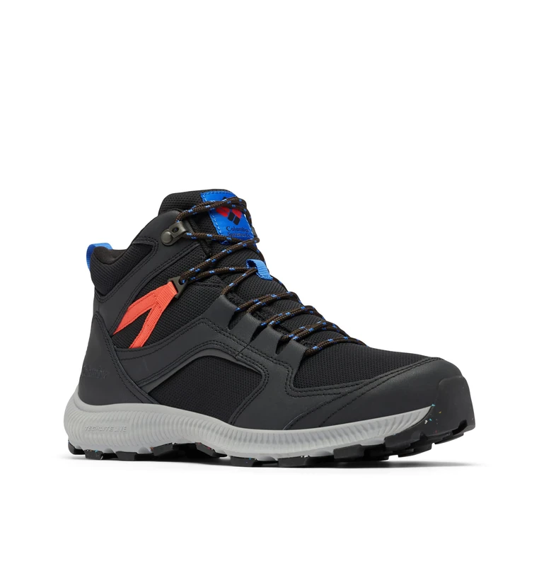 Columbia Re-Peak Mid Men's Mid Rise Trekking And Hiking Boots, Black x Spicy, 10 UK - Image 1