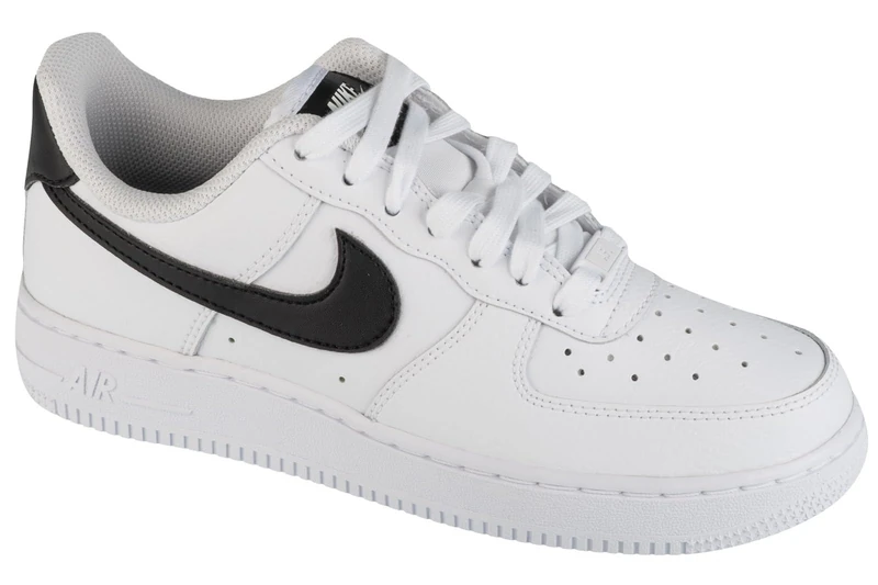 NIKE Women's Air Force 1 '07 Women's Shoe, White Black White, 4.5 UK