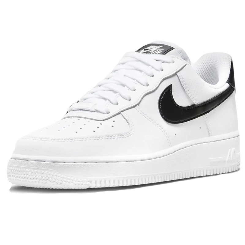 NIKE Men's Air Force 1 '07 Basketball Shoe, White Black White, 6 UK