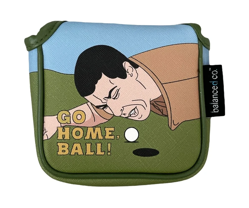 Balanced Co. Funny Golf Putter Headcover (Go Home, Ball/Mallet) - Image 1
