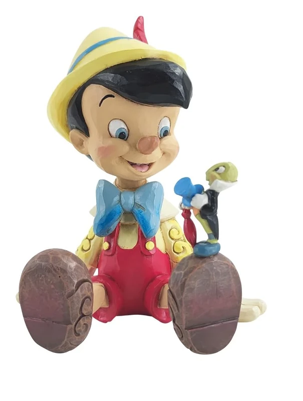 Enesco Jim Shore Pinocchio And Jiminy Sitting Figurine