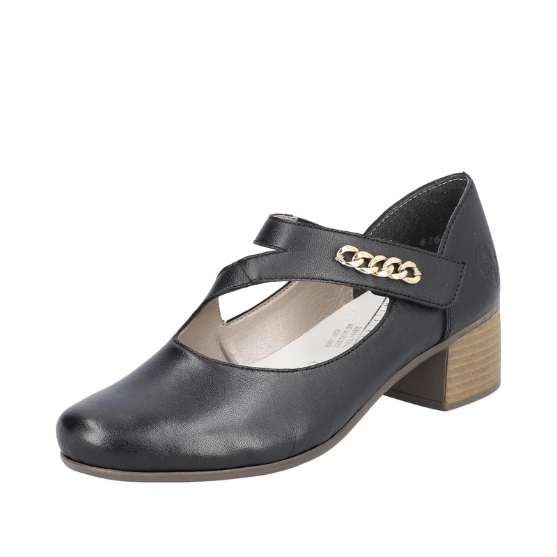 Rieker Women's 41698Court Shoes, Black, 40 EU