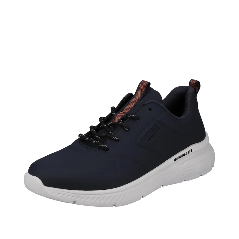 Rieker Men's B6414 Sneaker, Blue, 9.5 UK