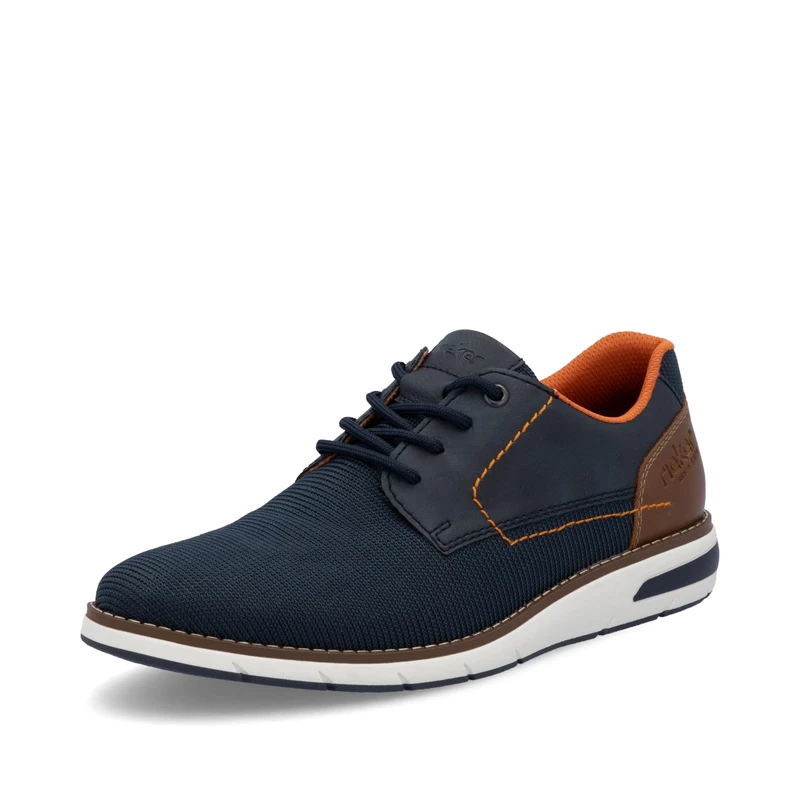 Rieker Men's Low Shoes, Blue, 10.5 UK