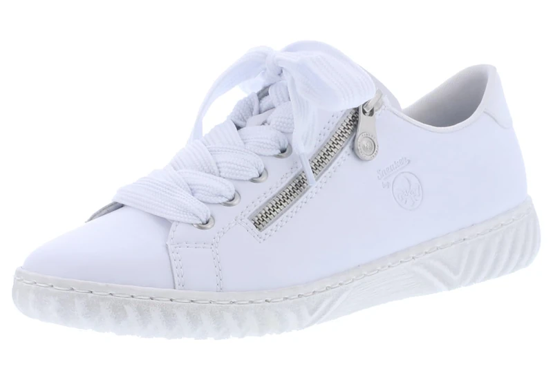 Rieker Women's N0900 Sneaker (White, UK Footwear Size System, Adult, Women, Numeric, Medium, 5)