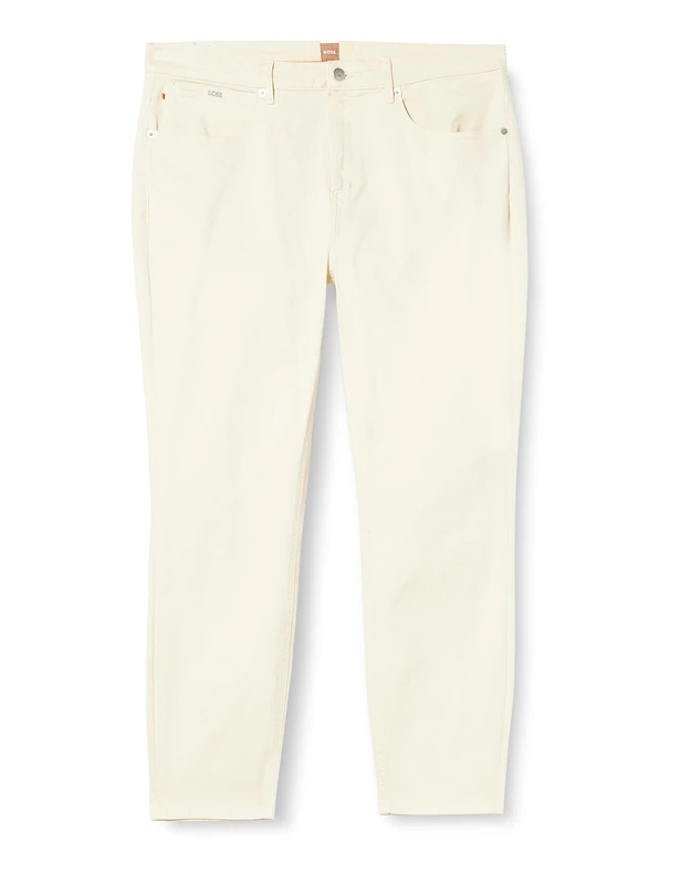 BOSS Women's Jackie Slim Mr C Bc Jeans Trousers, Open White118, 4