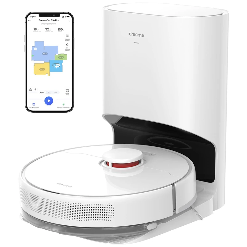 Dreame D10 Plus robot aspirateur 0,4 L Blanc