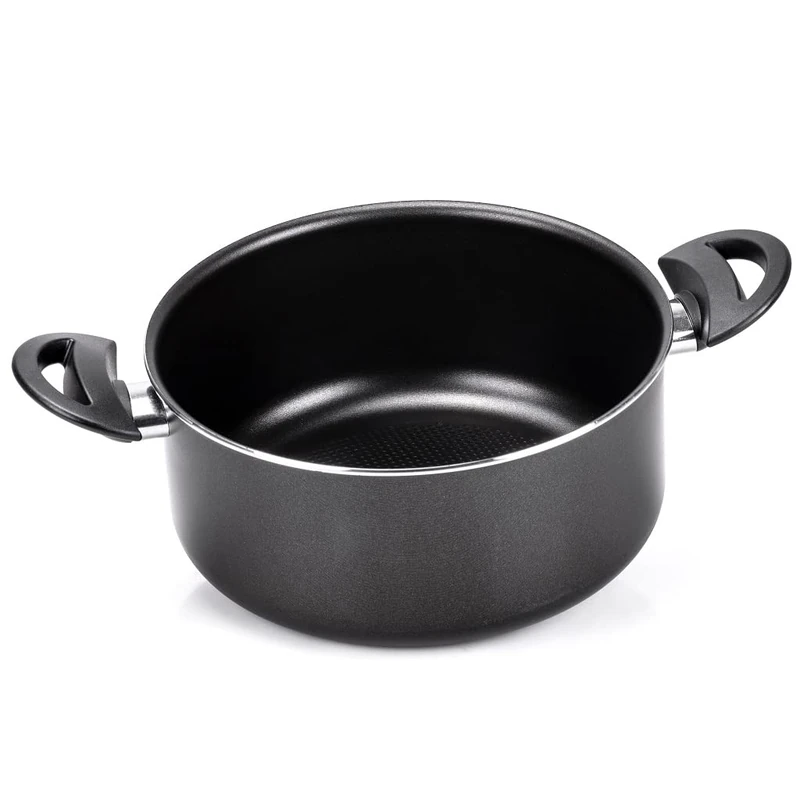 Moneta GEA Casserole 2 Handles, 24 Cm, Aluminium, for Each Hob Including Induction