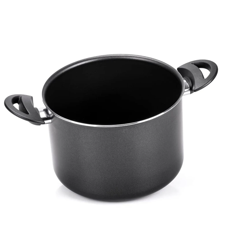 Moneta GEA Cookware with 2 Handles, 22 Cm, 100% Recycled Aluminum, for Every Hob Including Induction. Made in Italy