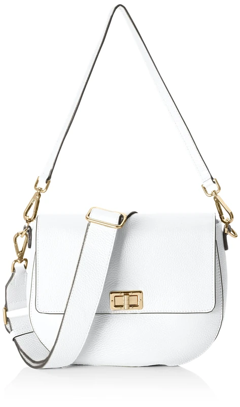 Geox Women's D Flavie Bag, White, One Size