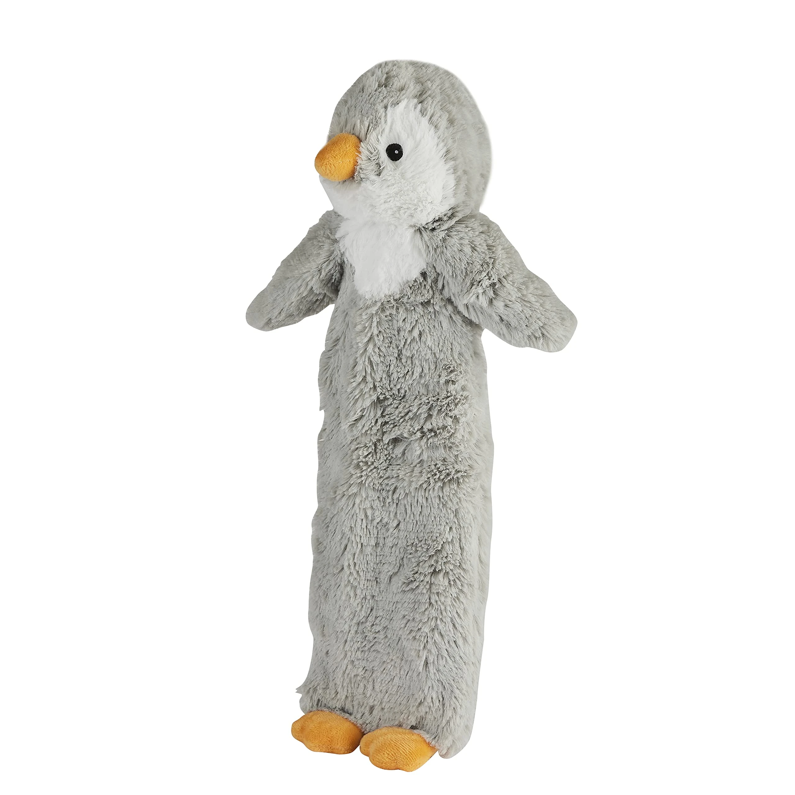 Warmies 3D Hot Water Bottle - Grey Penguin, Medium (SBOT-Pen-2)
