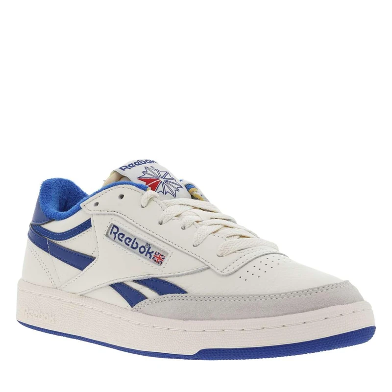 Reebok Men Club C Revenge Vintage Sneaker, Chalk/Collegiate Royal/Excellent Red, 5