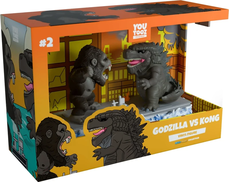 You Tooz Godzilla VS. Kong 4.3" Inch Vinyl Action Figure Godzilla vs King Kong Collection