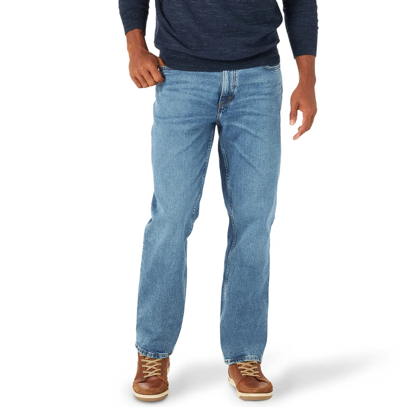Lee Men's Legendary Relaxed Straight Jean, True Blue, 31W x 32L