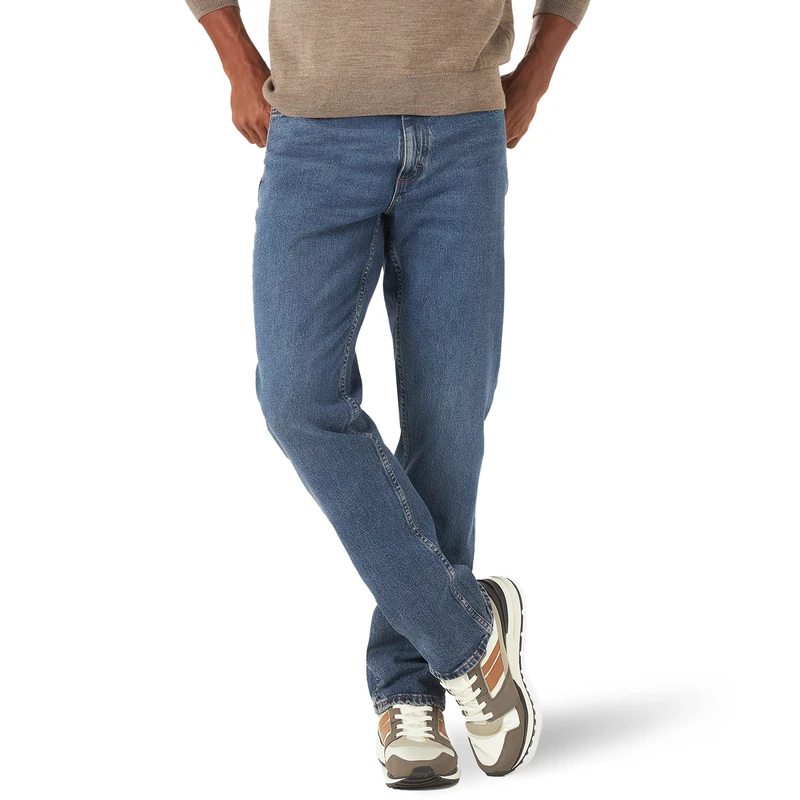 Lee Men's Relaxed Straight Jeans - Frosted Night 33W x 30L