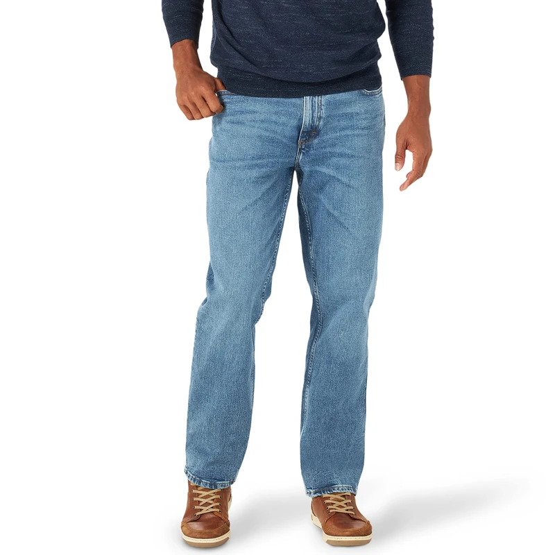 Lee Men's Legendary Relaxed Fit Jean, True Blue, 32W x 34L