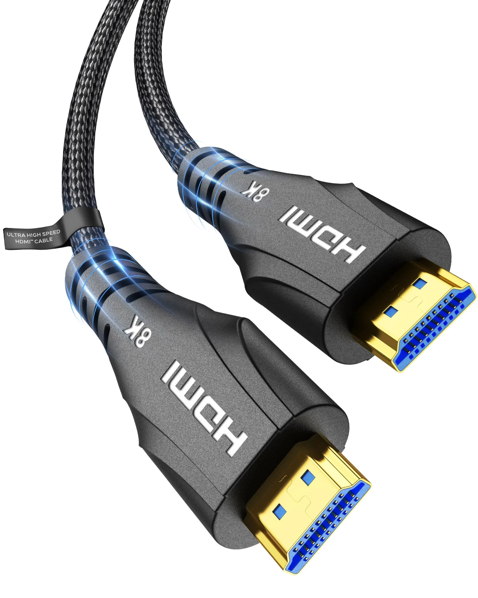 Cratree HDMI Cable 5M,8K High Speed HDMI Cable Long,4K 120hz 8K 60hz 10K 48Gbps,HDCP 2.3 Dolby Atmos Vision eARC Compatible with HDTV PS5 Xbox Blu-ray Monitor Laptop