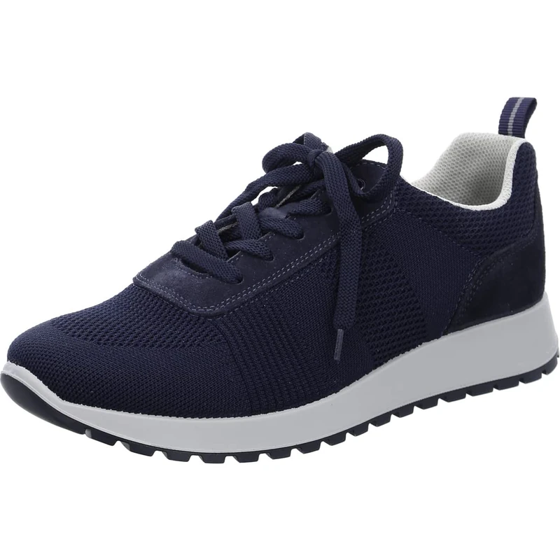 ARA Women's Matteo Trainers, Blue, 45 EU Weit
