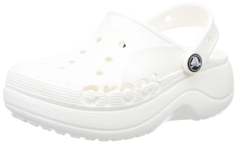 Crocs Women Baya Platform Clog White Size 6 UK Women