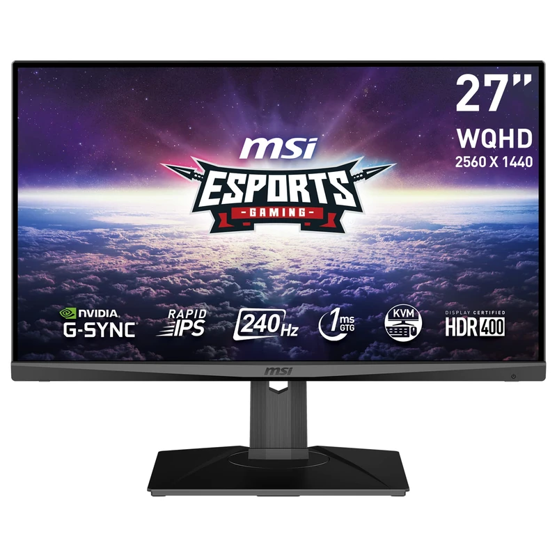 MSI Optix MAG274QRX écran plat de PC 68,6 cm (27") 2560 x 1440 pixels Wide Quad HD Noir