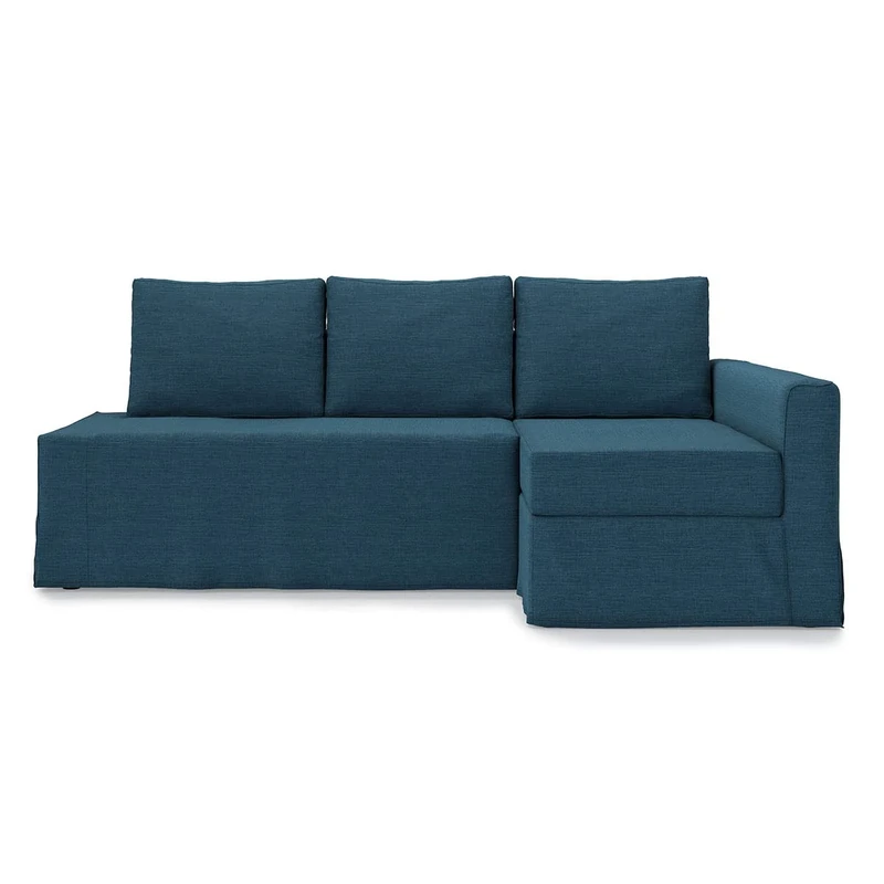 FMCTL Friheten Couch Cover for IKEA Friheten Sleeper Sectional 3 Seat Sofa Cover,Friheteb Seactional Corner Cover(Right Chaire-Dark Ocean)