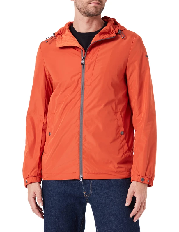 Geox Men's M Leitan Jacket, Potter's Clay, 40