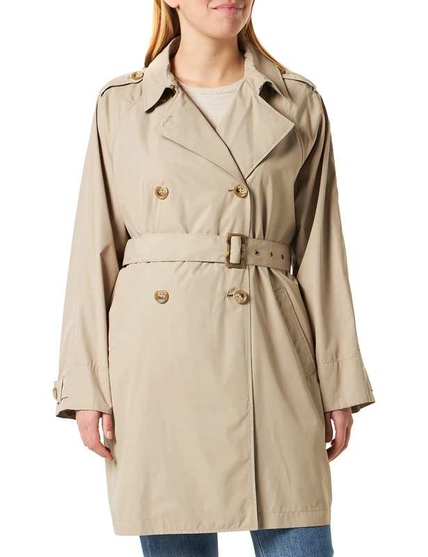 Geox Women's W Soleil Jacket, Humus, 8