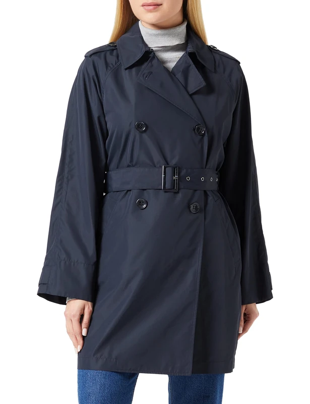 Geox Women's W Soleil Jacket, Sky Captain, 12