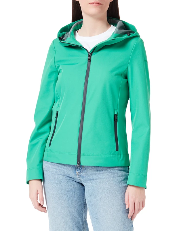 Geox Women's W Spherica Jacket, Jelly Bean, 16